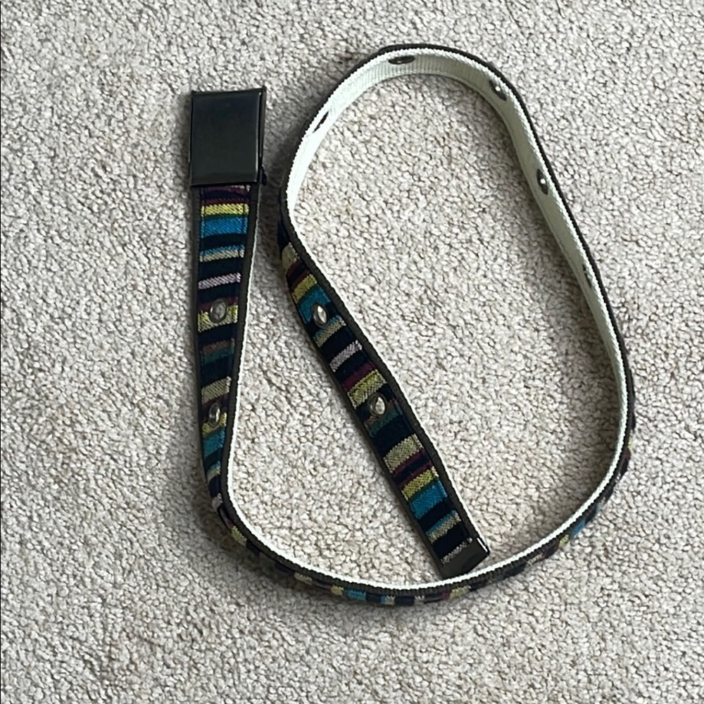 Colorful Striped Belt